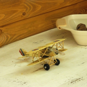 Kovový model - letadlo mini 15cm