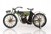 Kovový model motokolo zelené 30cm
