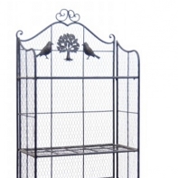 Kovový nábytek - police s regály 55,5x155x29cm