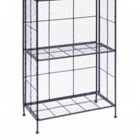 Kovový nábytek - police s regály 55,5x155x29cm