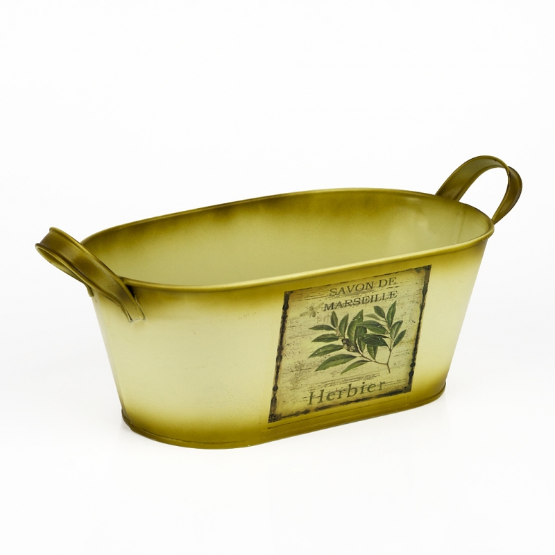 Kovový obal olivy 24x14x10cm