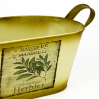 Kovový obal olivy 24x14x10cm