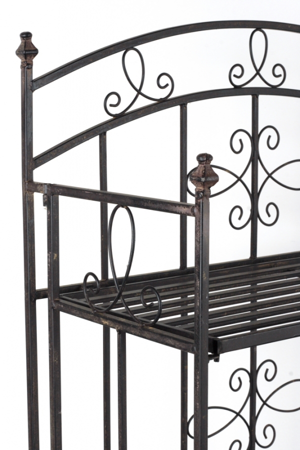 Kovový regál 4 police 162x71x30cm