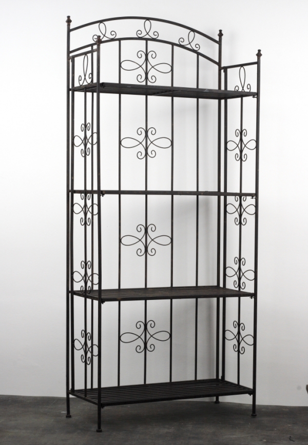 Kovový regál 4 police 162x71x30cm