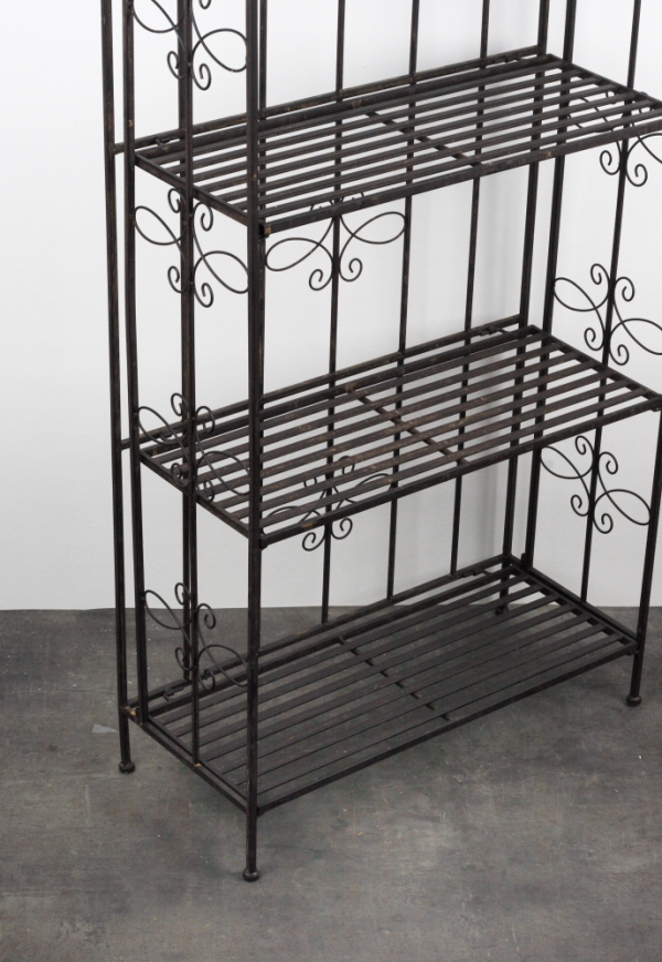 Kovový regál 4 police 162x71x30cm