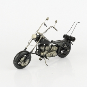 Kovový retro model motorka chopper 32cm