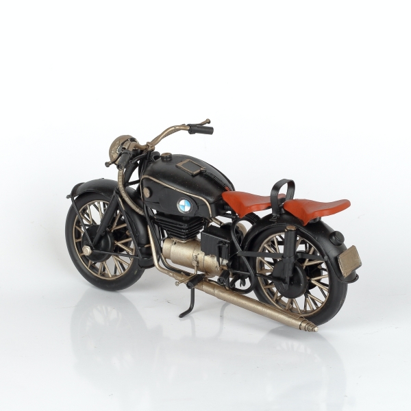 Kovový retro model motorky plech 28cm 