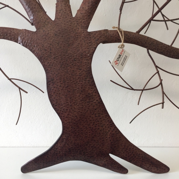 Kovový strom na zeď 114x114cm