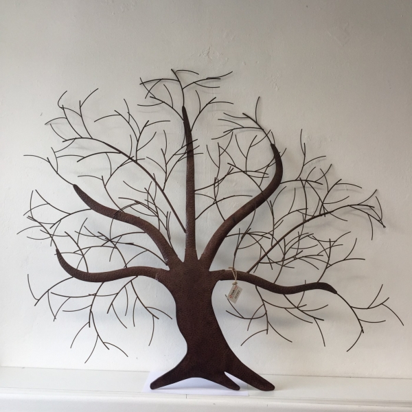 Kovový strom na zeď 114x114cm