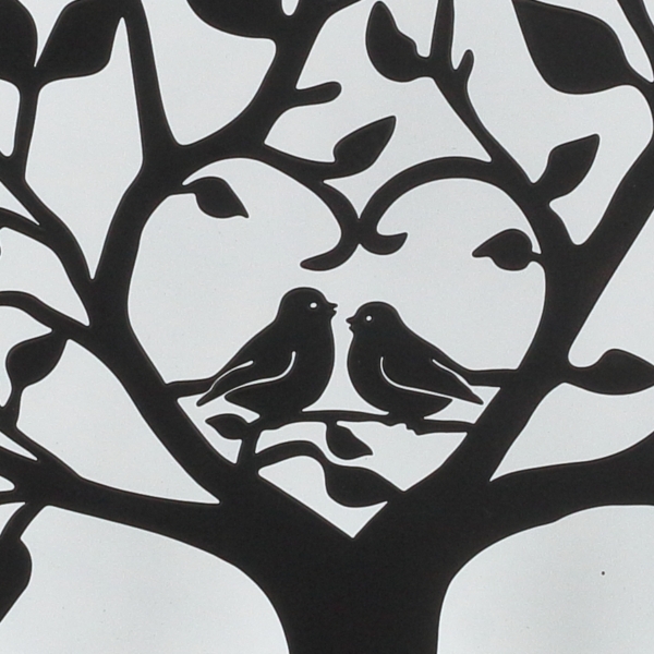 Kovový strom života černý 30cm