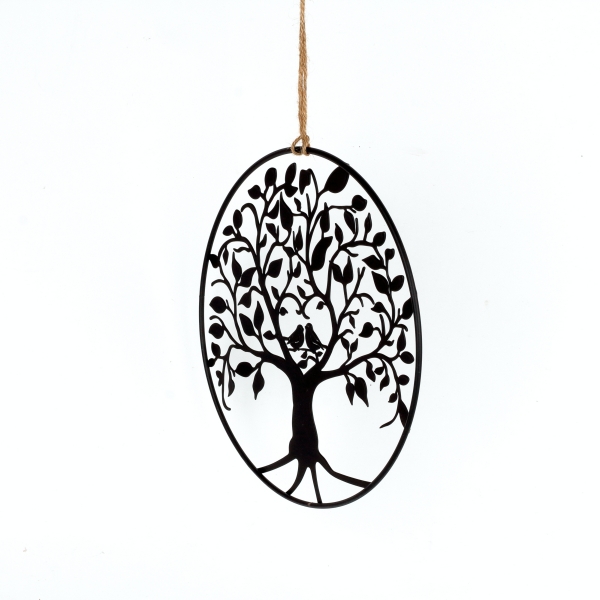 Kovový strom života na zeď 18cm