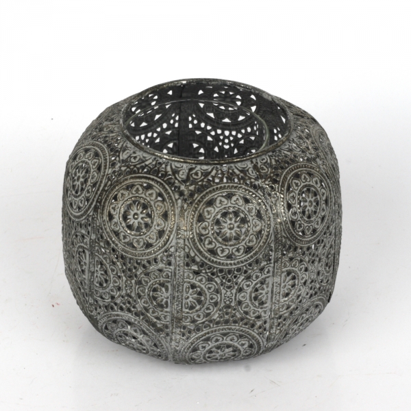 Kovový svícen koule 13,5cm