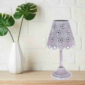 Kovový svícen - lampa 12 x 24 x 12 cm