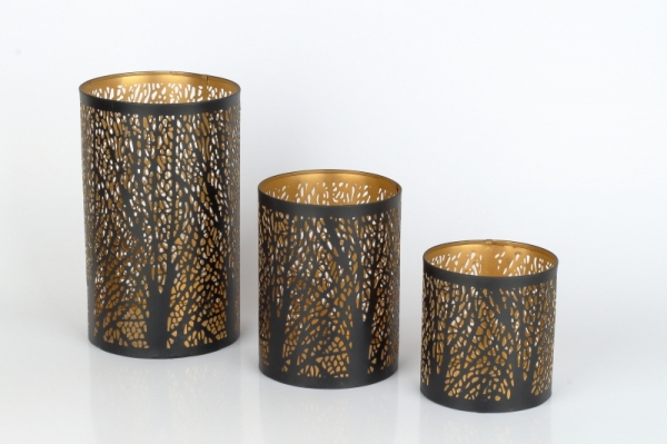 Kovový svícen na čajové svíčky 10cm