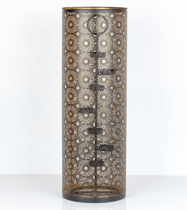 Kovový svícen na čajové svíčky 65cm