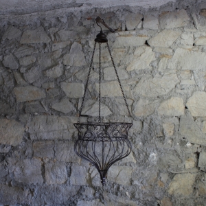 Kovový závěs na květiny 29cm