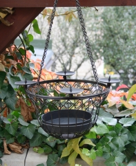 Kovový závěs - svícen 