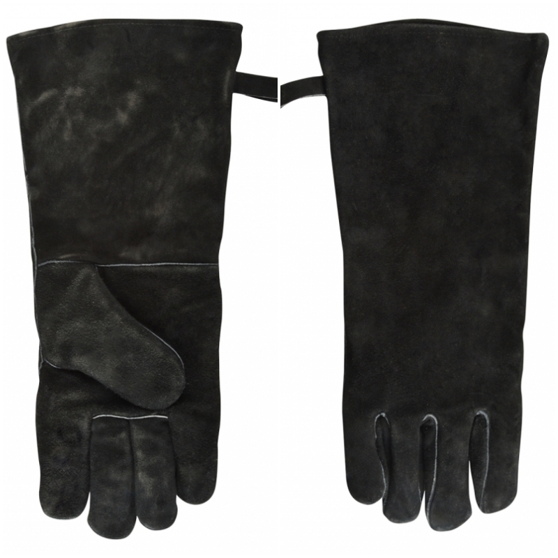 Kožené rukavice na grilování