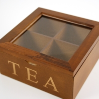 Krabička na čaj 18x18x8cm