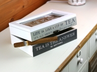 Krabička na čaj 2 patra 23x15x10cm