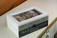 Krabička na čaj 2 patra 23x15x10cm