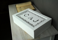 Krabička na čaj s českým nápisem 6,5x16,5x24cm