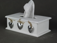 Krabička na kapesníky dřevěná 28x15x10cm