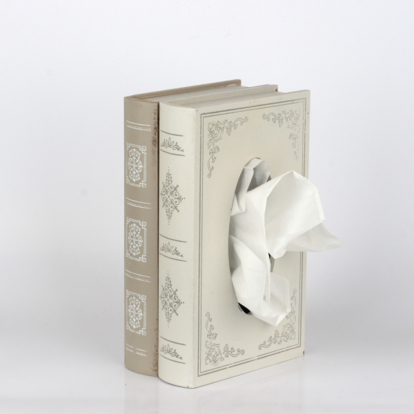 Krabička na kapesníky dvě knihy 27x16x10cm