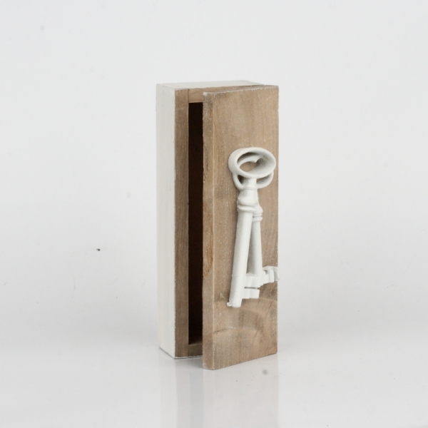 Krabička na klíče dřevěná 17x6x5cm