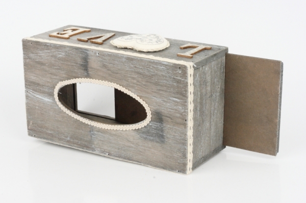 Krabička na papírové kapesníky LOVE 24x13x9,5cm