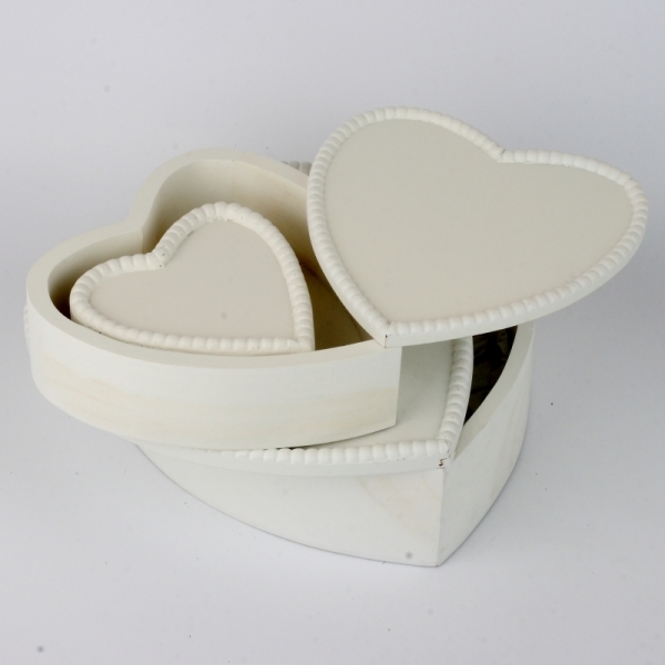 Krabička srdce šperkovnice 14cm