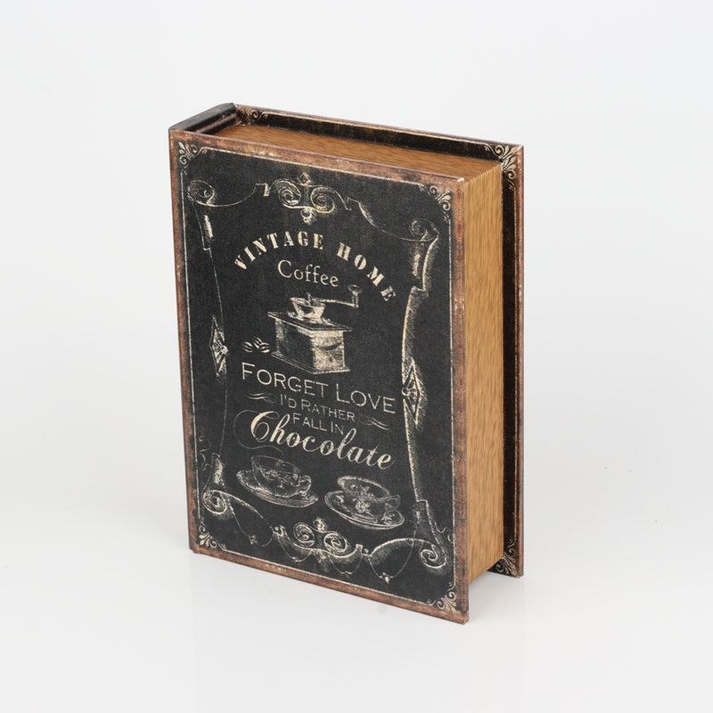 Krabička ve tvaru knihy mlýnek 18x12x4cm