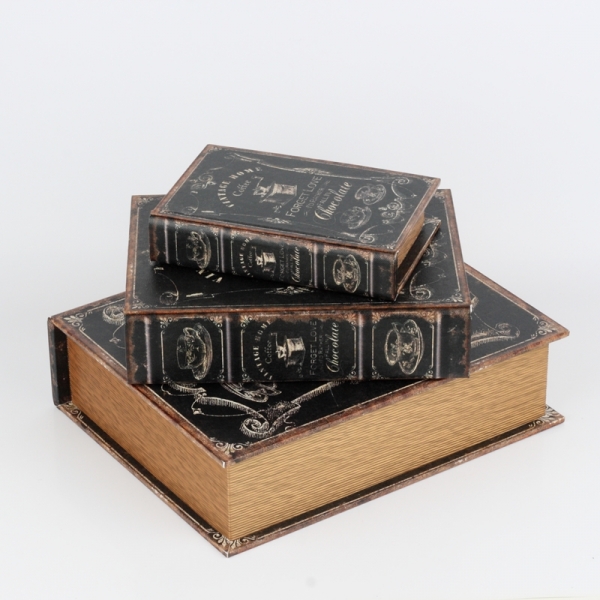 Krabička ve tvaru knihy mlýnek 18x12x4cm