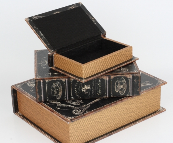 Krabička ve tvaru knihy mlýnek nejmenší