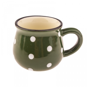 Krajáč s puntíky zelený