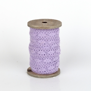 Krajka na špulce fialová 1,5m