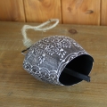 Kravský zvon tmavý - kov 26cm
