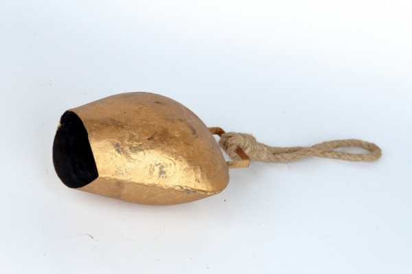 Kravský zvon zlatý 31/13cm