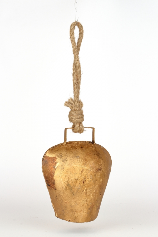 Kravský zvon zlatý 31/13cm