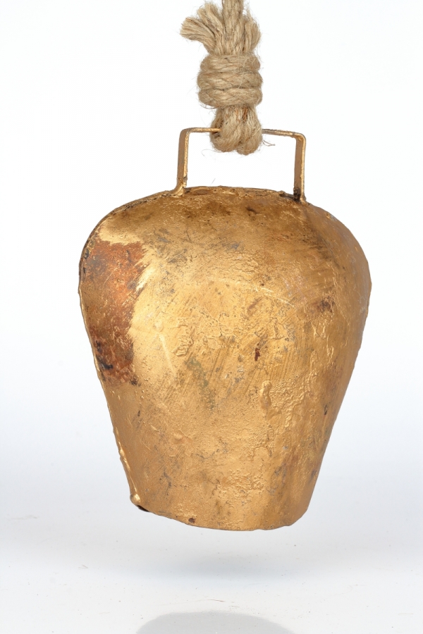 Kravský zvon zlatý 31/13cm