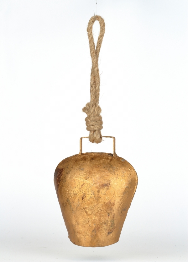 Kravský zvon zlatý 31/13cm