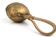 Kravský zvon zlatý - kov 24cm