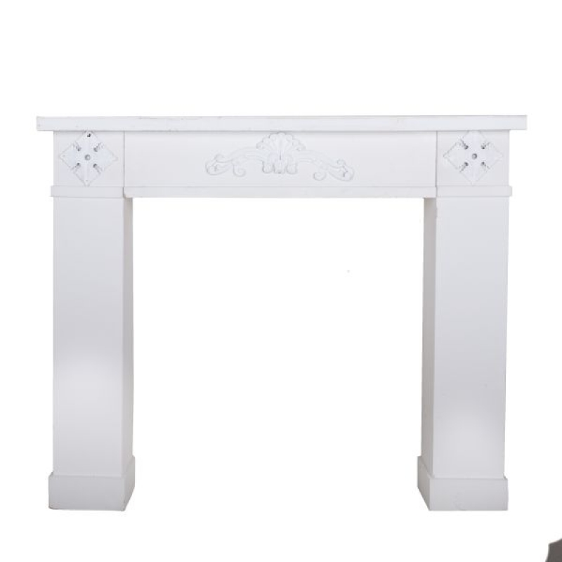 Krbová římsa bílá /falešný krb 115×96×15cm