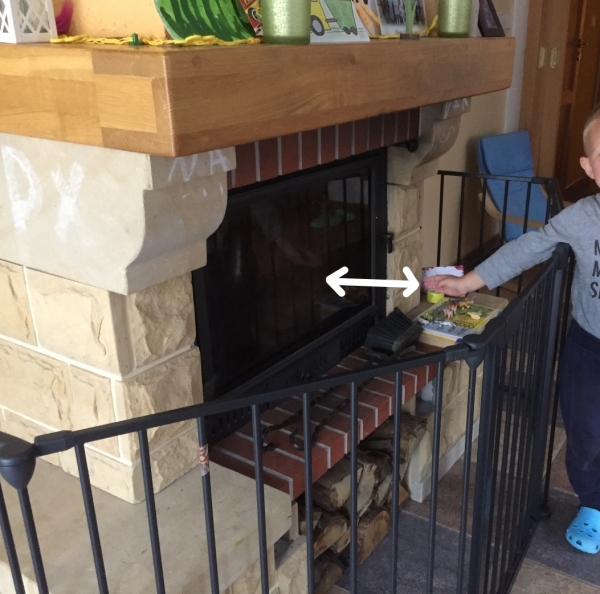 Krbová zástěna kovová - VYSTAVENO 