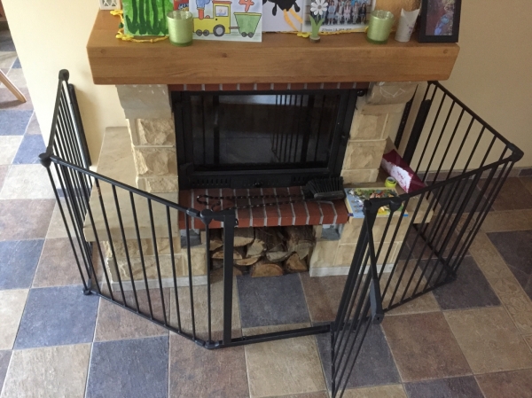 Krbová zástěna kovová - VYSTAVENO 