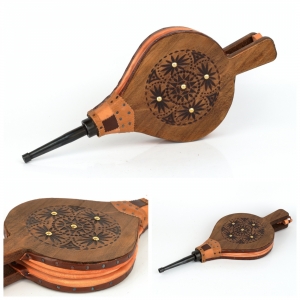 Krbové dmychadlo gravírované 48 x 20 cm