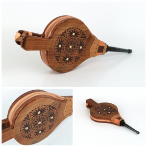 Krbové dmychadlo s ornamentem 45 x 18 cm