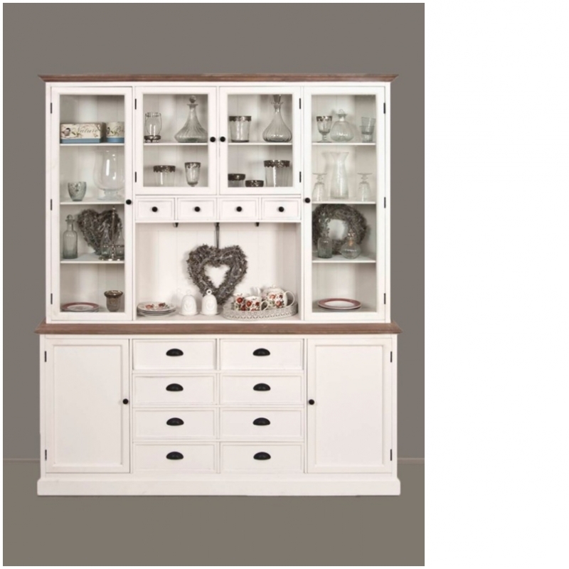 Kredenc bílý 175x40x206cm