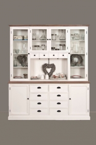 Kredenc bílý 175x40x206cm