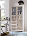 Kredenc se skleněnými dvířky Sofie 88x180x36cm